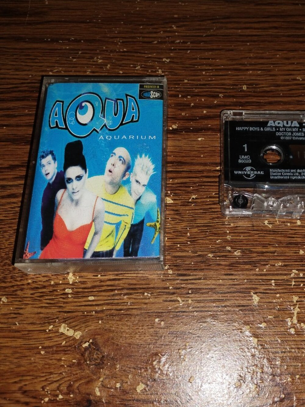 Aqua - Aquarium on cassette (Universal Music Canada, 1997)